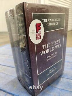 Histoire de Cambridge de la Première Guerre mondiale, ensemble de 3 volumes, NEUF, SCELLÉ, EN EMBALLAGE.