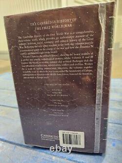 Histoire de Cambridge de la Première Guerre mondiale, ensemble de 3 volumes, NEUF, SCELLÉ, EN EMBALLAGE.