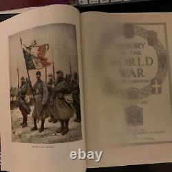 Histoire de la Guerre Mondiale par Frank H Simonds 1917-20 WWI. Ensemble de Cinq Volumes