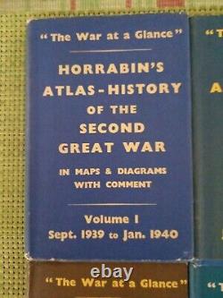 Horrabins Atlas-histoire De La Seconde Guerre Mondiale 8 Volumes