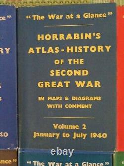 Horrabins Atlas-histoire De La Seconde Guerre Mondiale 8 Volumes