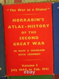 Horrabins Atlas-histoire De La Seconde Guerre Mondiale 8 Volumes