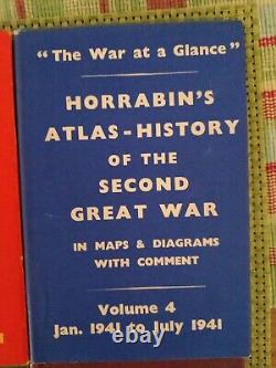 Horrabins Atlas-histoire De La Seconde Guerre Mondiale 8 Volumes