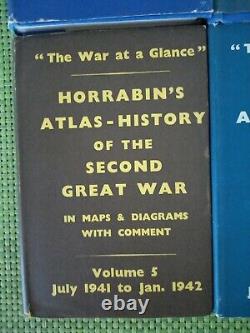 Horrabins Atlas-histoire De La Seconde Guerre Mondiale 8 Volumes