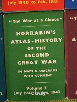 Horrabins Atlas-histoire De La Seconde Guerre Mondiale 8 Volumes