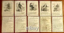 Jeu De Cartes Antique 1845 Par Josiah Adams Le Nouveau Jeu Mondial De L'histoire Américaine