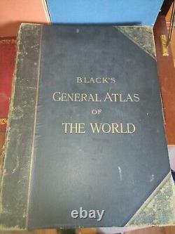L'Atlas Général du Monde de Black Nouvelle Édition 1890