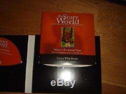L'histoire Du Monde Bauer Complete Set Vol. 1-4 Livres Et CD Nouveau Jim Weiss