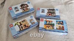 LEGO Maisons du Monde 1 2 3 4 (40583 40590 40594 40599) NEUF & SCELLÉ