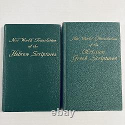 La Nouvelle Traduction du Monde des Écritures Chrétiennes Hébraïques et Grecques Lot de 6 Livres