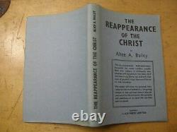 La Réapparition du Christ - Alice Bailey THÉOSOPHIE OCCULTE NOUVELLE RELIGION MONDIALE