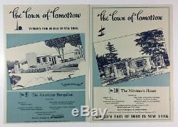 La Ville De Demain Ensemble De 15 Mondes Design House Brochures Fair De New York 1940
