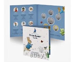 La collection de pièces de monnaie BU 2023 'Le monde de Pierre Lapin', Ensemble complet, Neuf et avec album