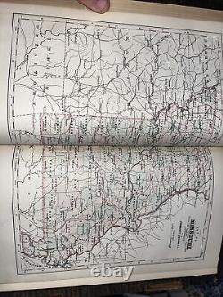 La nouvelle encyclopédie générale de Johnson et l'atlas manuel en cuivre du monde 1885