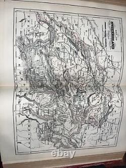 La nouvelle encyclopédie générale de Johnson et l'atlas manuel en cuivre du monde 1885