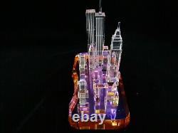 Le Monde De Cristal Une Vue De New York City Skyline Twin Towers World Trade Center