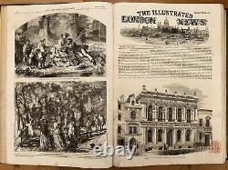 Le News Illustré de Londres 1856 Volume 29 Complet Couronnement de l'Empereur de Russie