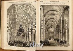 Le News Illustré de Londres 1856 Volume 29 Complet Couronnement de l'Empereur de Russie