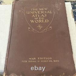 Le nouvel atlas universel de la guerre mondiale édition 1917