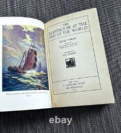 Le phare à la fin du monde Jules Verne G. H. Watt 1ère édition 1924