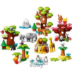 Lego Duplo Animaux Sauvages Du Monde 10975 Kit De Construction 140 Pcs