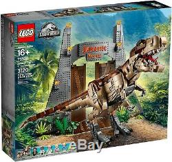 Lego Jurassic Monde 75936 Jurassic Park La Fureur De T. Rex New Exclusive