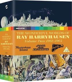 Les Mondes Merveilleux De Ray Harryhausen 1 & 2 + La Trilogie Sinbad (blu-ray) Nouveau