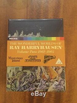 Les Mondes Merveilleux De Ray Harryhausen Volume Two (blu-ray Région Gratuit) Nouveau Poo