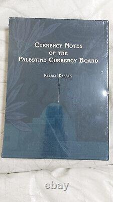 Livre Billets de monnaie du Palestine Currency Board/ Raphael Dabbah 424p Anglais