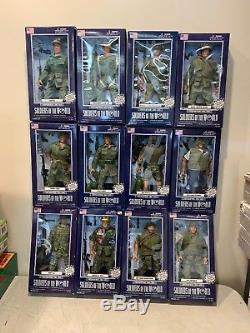 Lot De 12 Soldats Du Monde Guerre Du Vietnam 1961-1975 Neuf 12 Figurines Joe