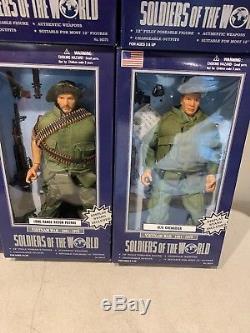 Lot De 12 Soldats Du Monde Guerre Du Vietnam 1961-1975 Neuf 12 Figurines Joe