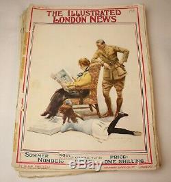 Lot De 26 The London Illustrated News Guerre Mondiale 1 1914-1918