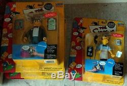Lot De 50 Playmates Le Monde De Simpsons De Springfield Figurines Sets Nouveau Wos
