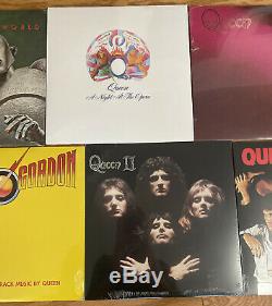 Lot De 7 Brand New Queen Nouvelles Vinyle Lp Records Of The World, Nuit À L'opéra