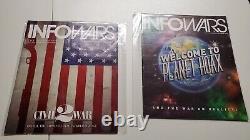 MAGAZINE INFOWARS LOT Vol #1 - Numéro #1 à #12 ensemble complet 12 ALEX JONES