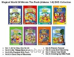 Magical World Of Winnie The Pooh Vol 1 2 3 4 5 6 7 8 Complete New Region 2 DVD
