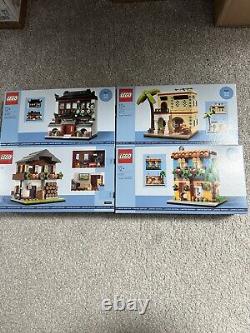 Maisons LEGO du monde 1 2 3 4 (40583 40590 40594 40599) NEUF / SCELLÉ