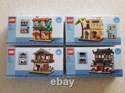 Maisons LEGO du monde Édition limitée 40583 40590 40594 40599 NEUF