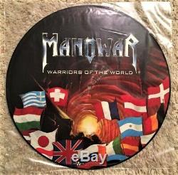 Manowar Guerriers Du Monde (2002 Picture Disc Lp Vinyl) Nouveau Import Nb0715-9
