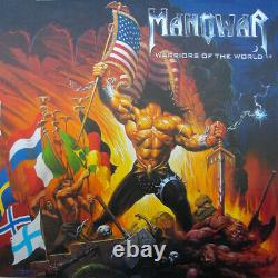 Manowar Warriors Of The World (2002) Nuclear Blast Vinyle Orange Allemagne Nouveau