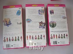 Mattel Barbie Dolls Du Monde-irlandais-chinois-néerlandais-allemand-plus Nouveau