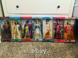 Mattel Poupées Barbie De La Collection Mondiale Princesse Lot De 7 Nouveau
