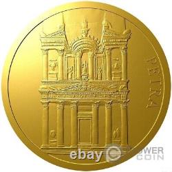 Médaille d'or de 1 once PETRA Nouvelles Sept Merveilles du Monde 50$ Niue 2024