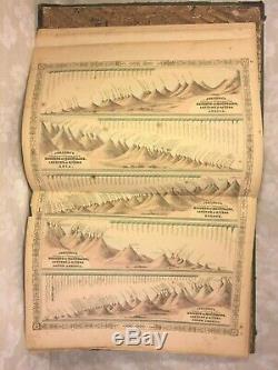 New Illustrated Famille Atlas Johnson Du Monde Avec Les Descriptions 1865