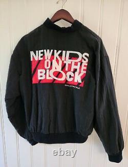 New Kids On The Block Vtg 1989-1990 Hangin' Tough World Tour Jacket Taille Med