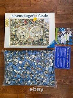 New Ravensburger 5000 Carte Historique Du Puzzle Mondial 174157