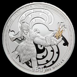 New Zealand- 2019- Silver Proof Coin Set- Maui Et La Déesse Du Feu