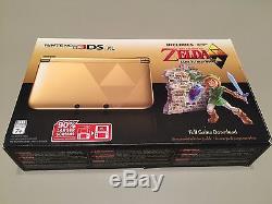 Nintendo 3ds XL La Légende De Zelda Un Lien Entre Worlds Gold System Nouveau
