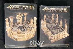 Nouveau ! Guerrier Warhammer Sigmarite Dais Temple en ruines Terrain de guerre Mordheim Scenery