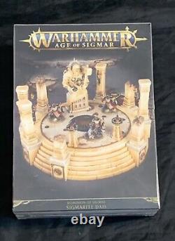 Nouveau ! Guerrier Warhammer Sigmarite Dais Temple en ruines Terrain de guerre Mordheim Scenery